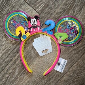 Disney Pink and Yellow Mickey Mouse Headband